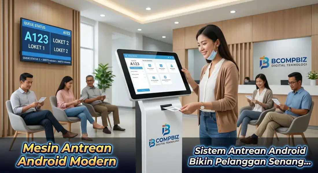 Evolusi Mesin Antrian Berbasis Android: Fleksibel, Modern, dan Bebas Instalasi Kabel