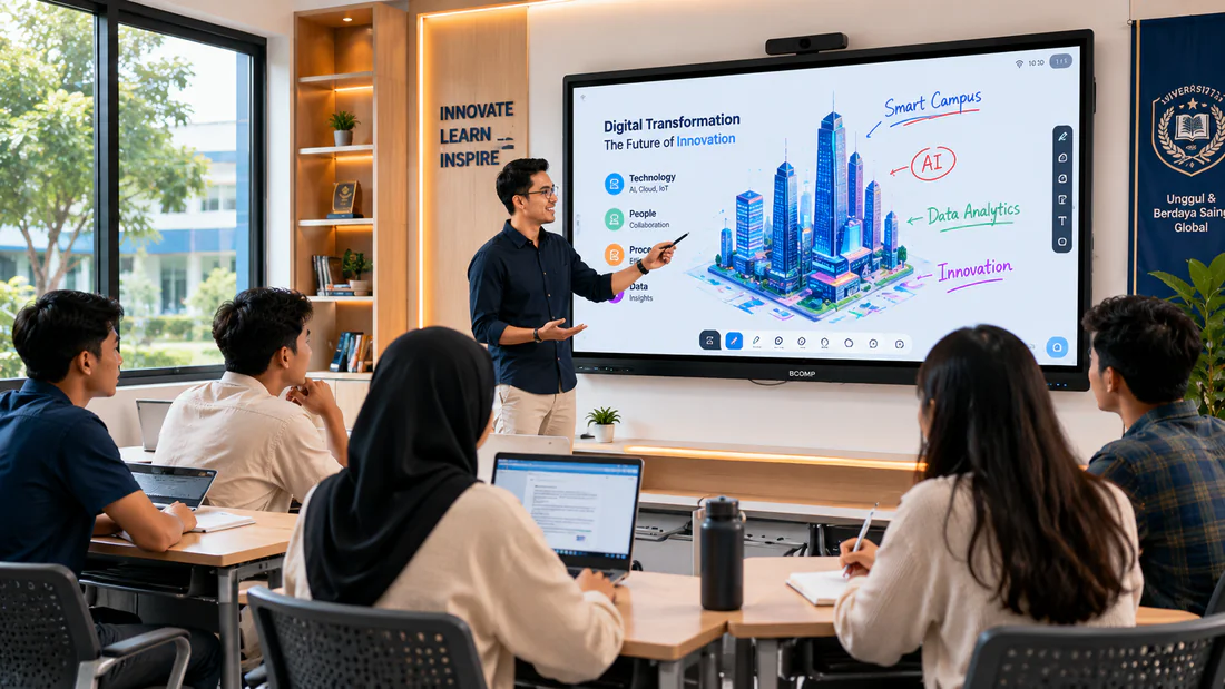 Transformasi Ruang Kelas & Kampus dengan Smartboard Interaktif