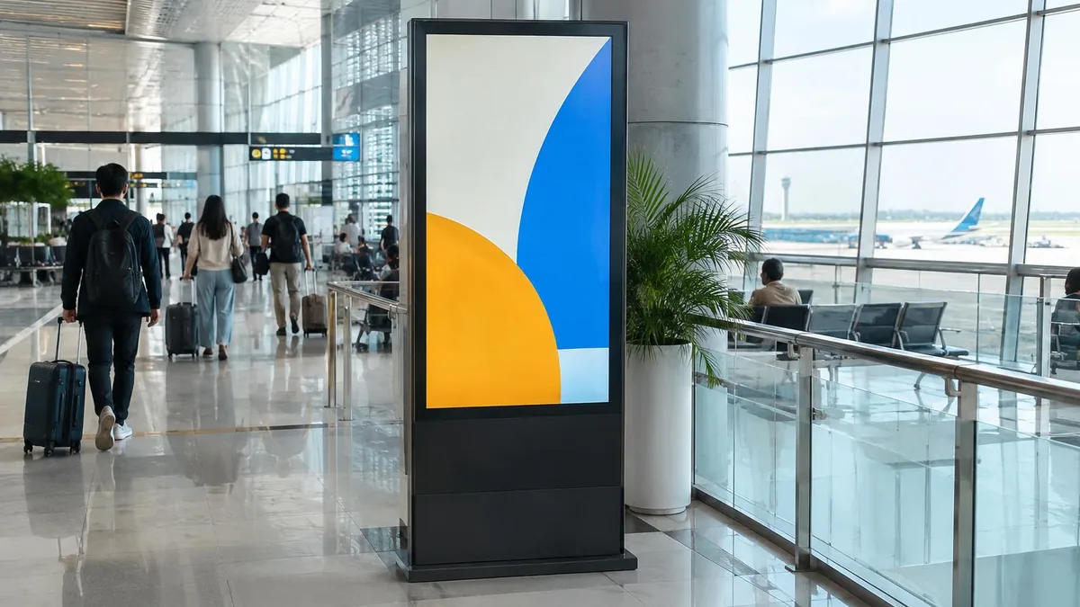 Digital Signage untuk Bandara di Balikpapan | BCOMPBIZ
