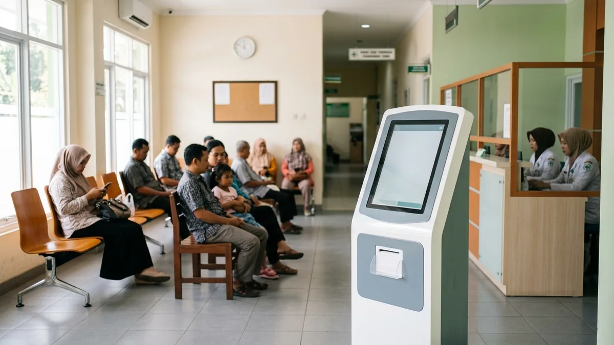 Mesin Antrian untuk Klinik di Surabaya | BCOMPBIZ