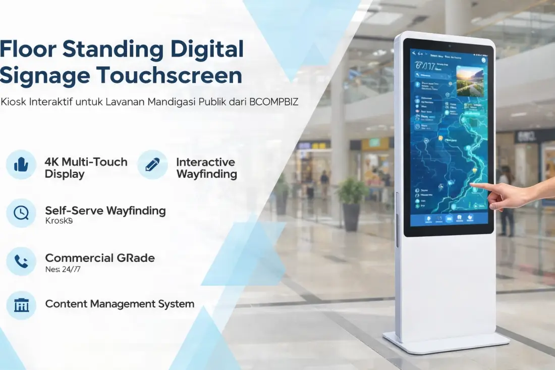 Digital Signage Indoor Komersial: Solusi Layar Promosi Anti-Burn In 24/7