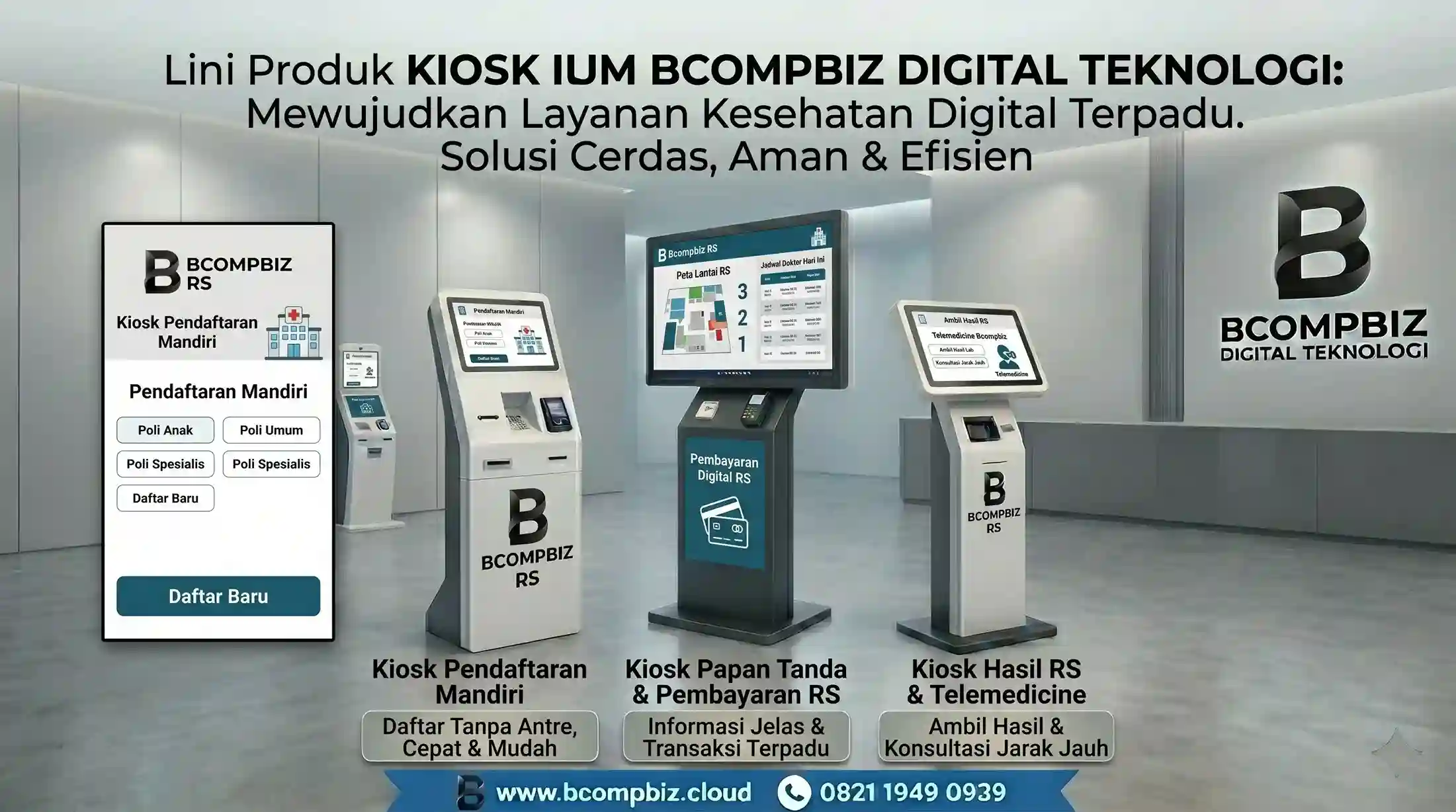 Mesin Kiosk Pendaftaran Mandiri RS: Urai Antrean Pasien BPJS Secara Digital